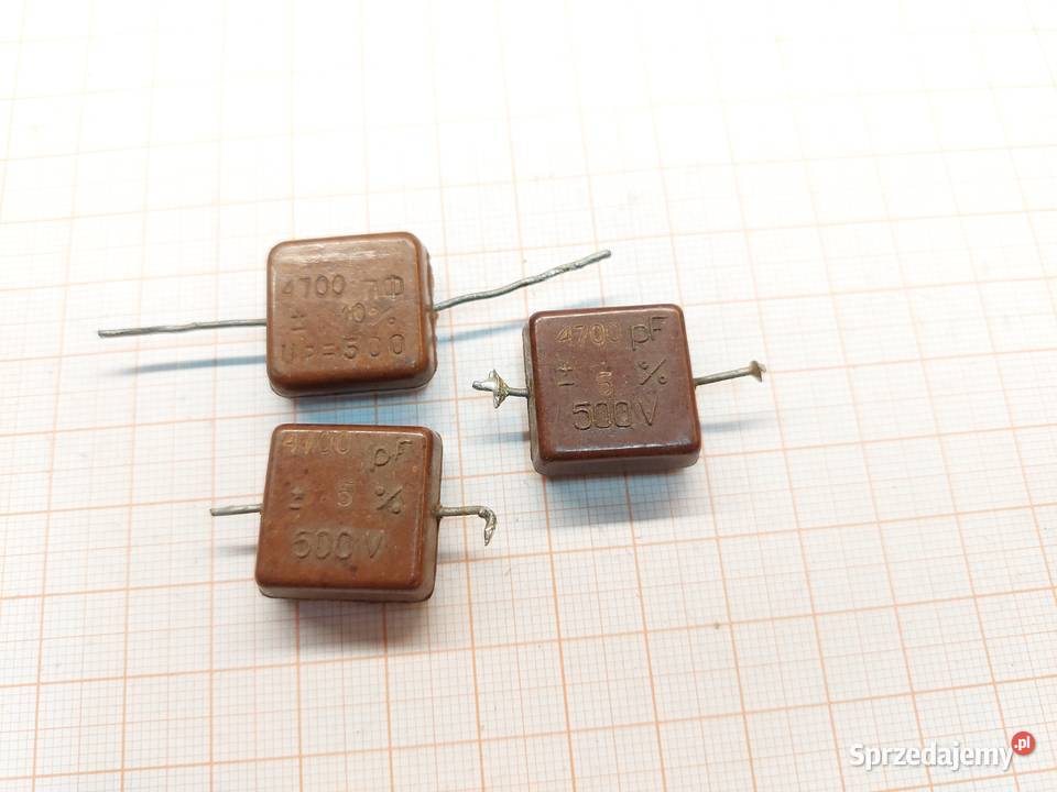 Kondensator Mikowy 4700pF 500V L15 3 A487 Czechowice-Dziedzice