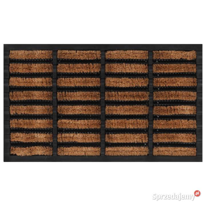 Wycieraczka prostokątna 45x75 guma i włókno Warszawa