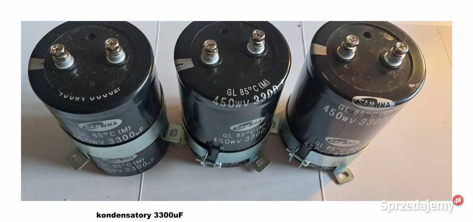 kondensator SAMWHA 3300 uF 450WV Dąbrowa Górnicza sprzedam