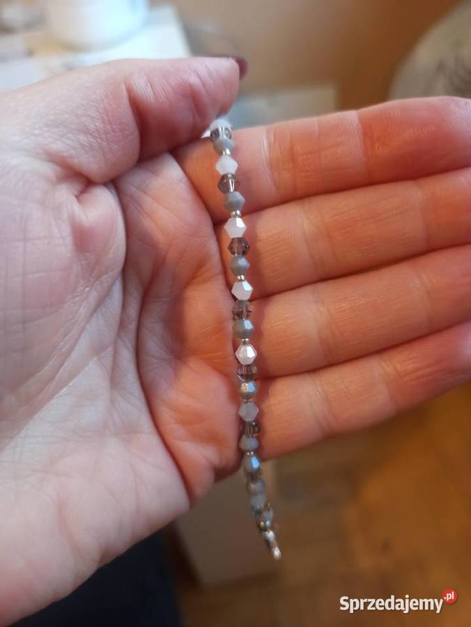 Bransoletka ręcznie robiona Czarna sprzedam