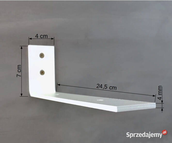 wsporniki metalowe białe loft 2 7cm Rzeszów