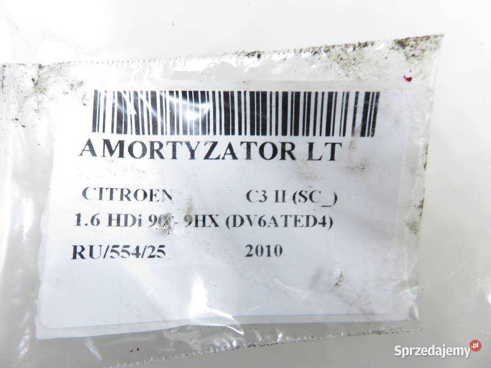AMORTYZATORY TYŁ CITROEN C3 II 16 HDi9673896880