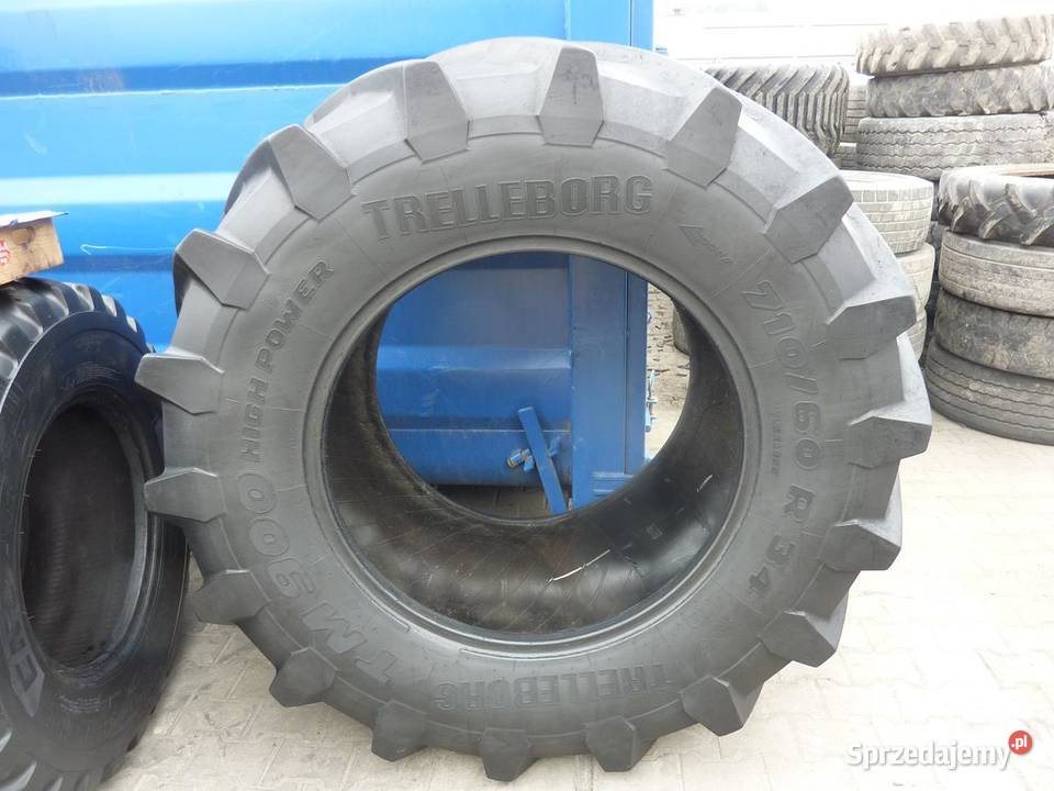 2x Opona używana rolnicza 71060R34 TRELLEBORG Zaścianki