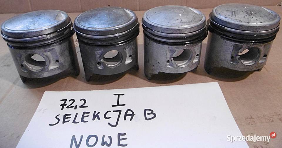 Tłoki silnika 116C selekcja B 722 Fiat 125 P Ostrów Wielkopolski sprzedam