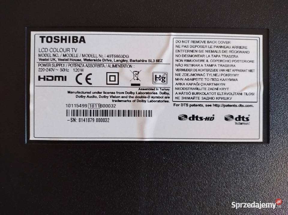 Toshiba Smart TV LED 49 Opole