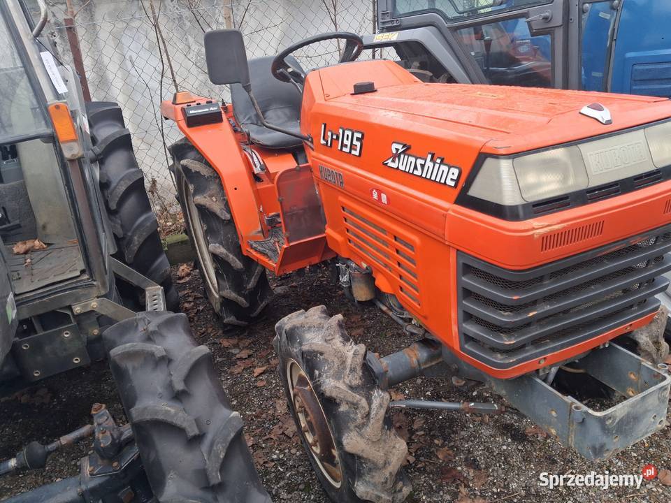 Kubota L195 4x4 wspomaganie Konary