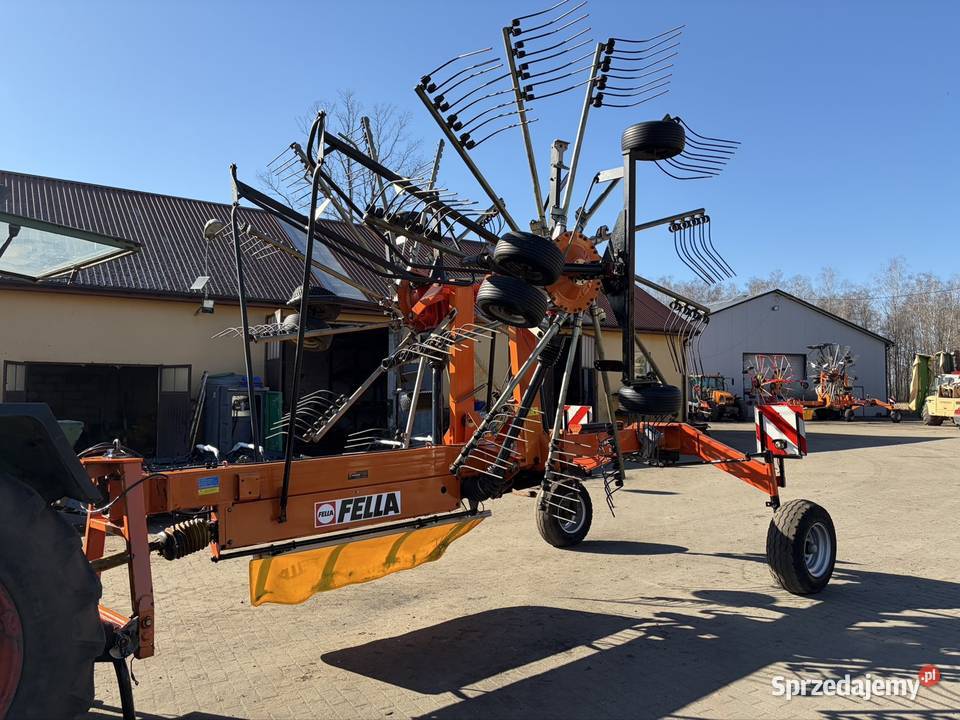 Zgrabiarka 2 karuzelowa Fella TS 801 8m mazowieckie Myszyniec