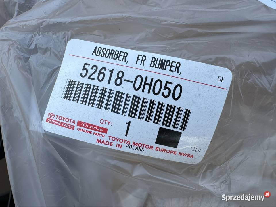 Osłona płyta pod zderzak przód Toyota aygo x wielkopolskie