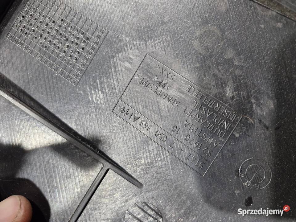 7050363 BMW 5 E61 TAPICERKA BOCZEK BAGAŻNIKA osobowe dolnośląskie sprzedam