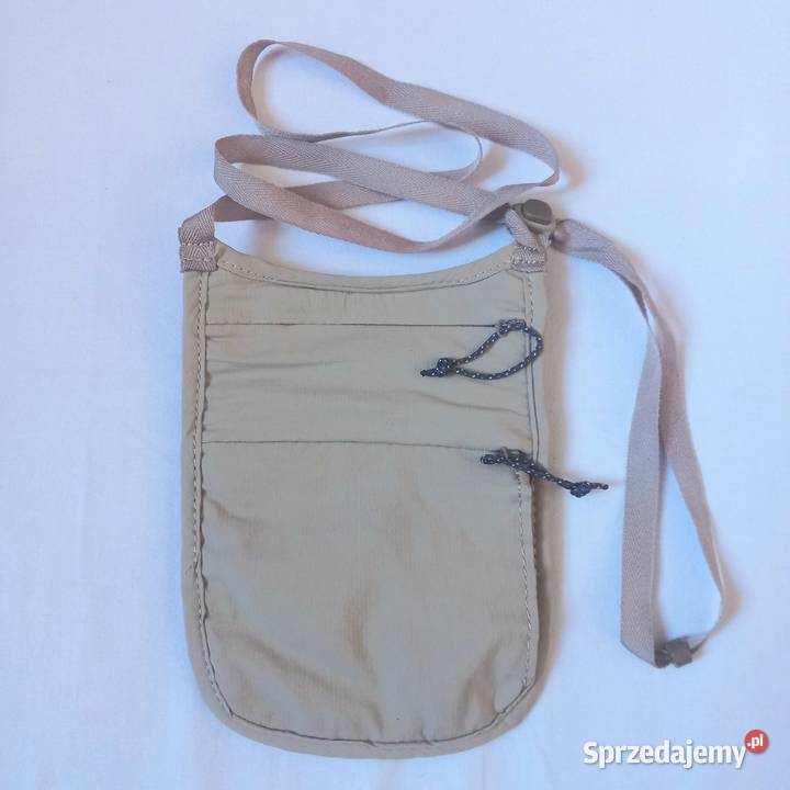 Saszetki Podróżne beżowe Turystyczne kpl2 stan
