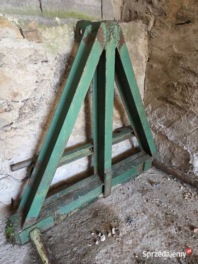 Widły na podnośnik ciągnika do bel palet SOLIDNE Wielgomłyny