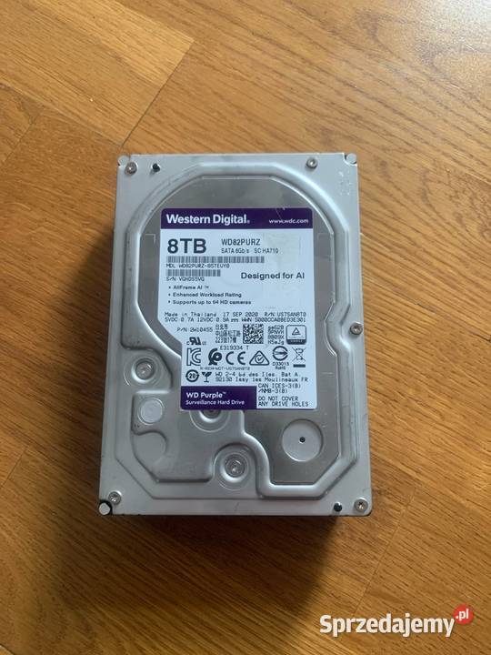 Dysk HDD WD Purple 8TB