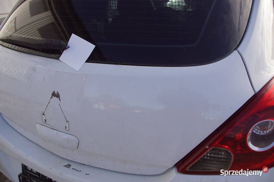 KLAPA OPEL CORSA D KLAPA SZYBA TYŁ Lipno