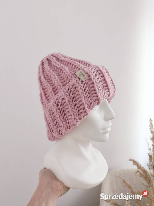 Czapka 100 wełny handmade Nakrycia głowy Rzeszów