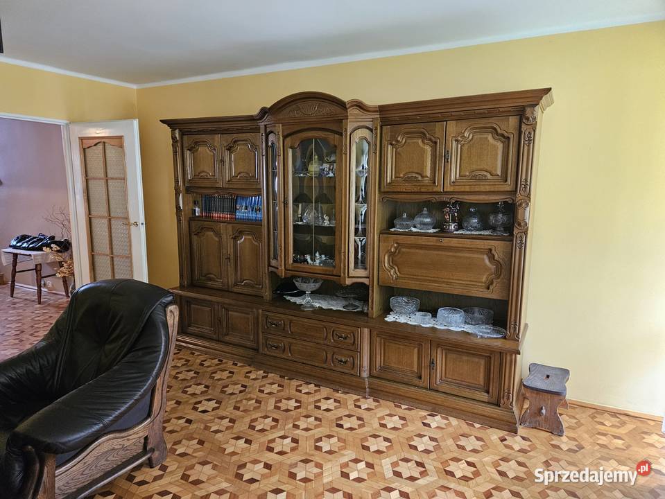 Drewniana meblościanka vintage Skoczów