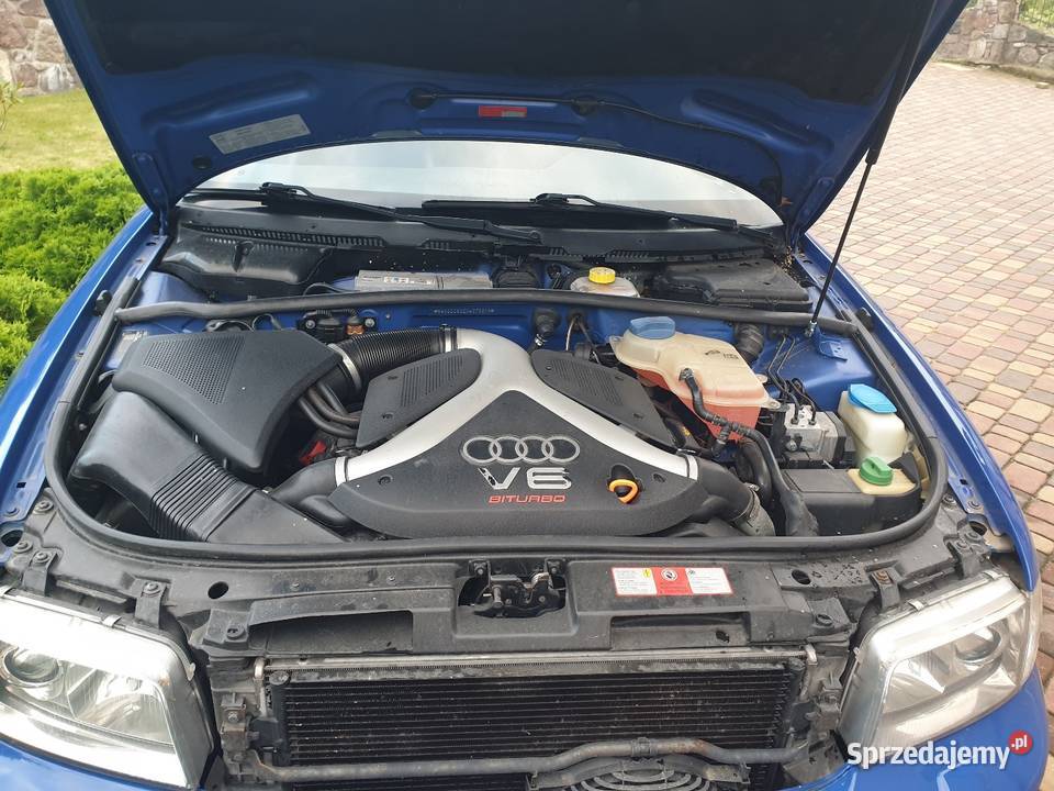 Audi s4 27 biturbo 1998r Quatro manual Rok produkcji 1998 Kartuzy