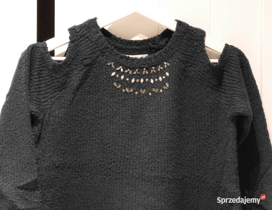 Abercrombie sweterek odsłonięte ramiona 152 158 Rozmiar 152 Swetry dolnośląskie Wrocław