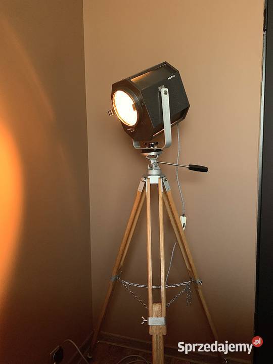 Lampa PRL teatralna Vintage loft stara Poznań