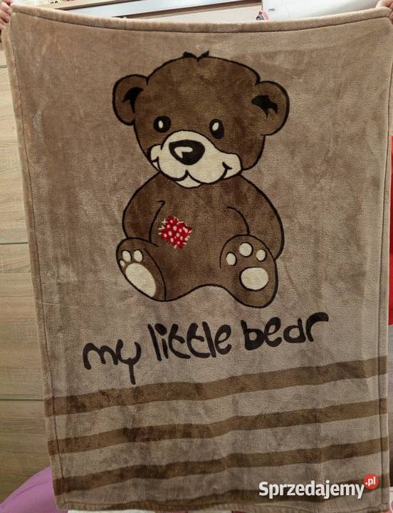 Miękki Koc Polarowy My Little Bear Biłgoraj