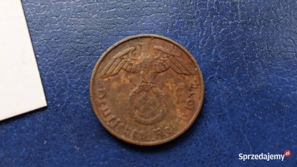 Stare monety 2 pfennig 1937 A NIemcy Lesko sprzedam