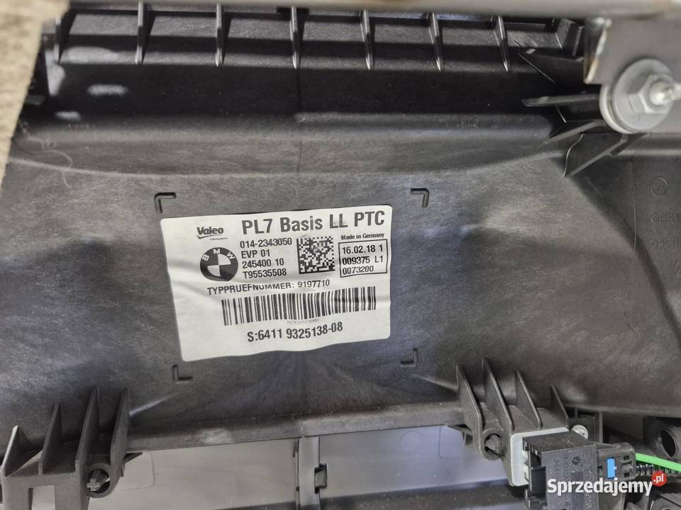 9325138 7951287 BMW F30 F31 NAGRZEWNICA sprzedam