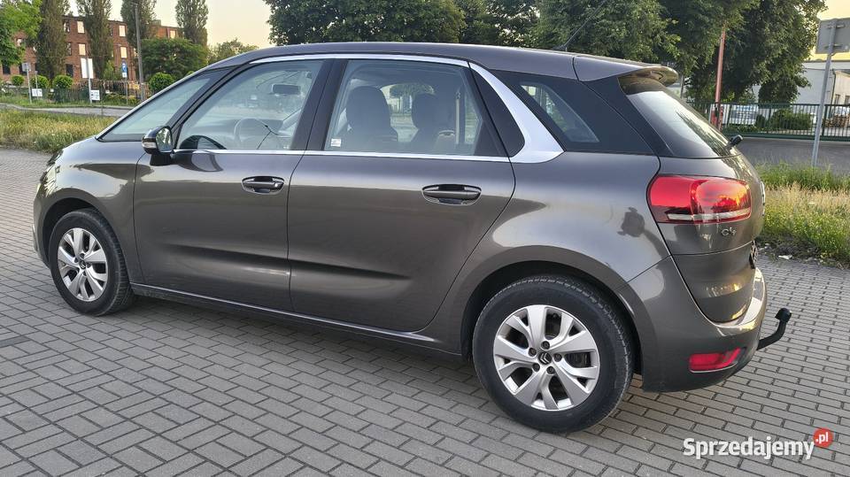 Citroen C4 Picasso II 12 benzyna 2017r z Niemiec brązowy