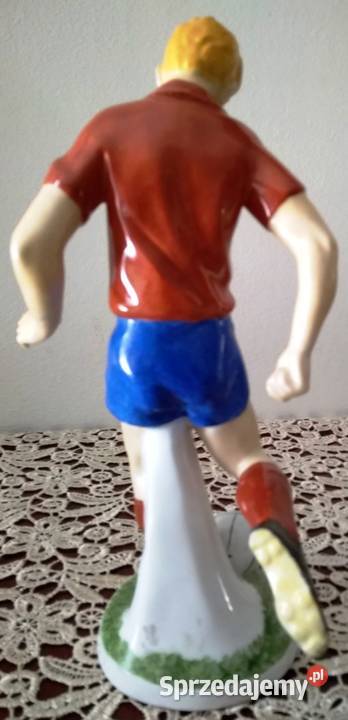 Porcelana figurka pilkarza