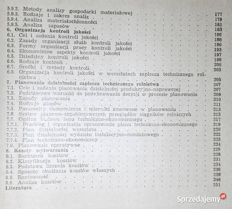 Organizacja zaplecza technicznego rolnictwa S Chełm