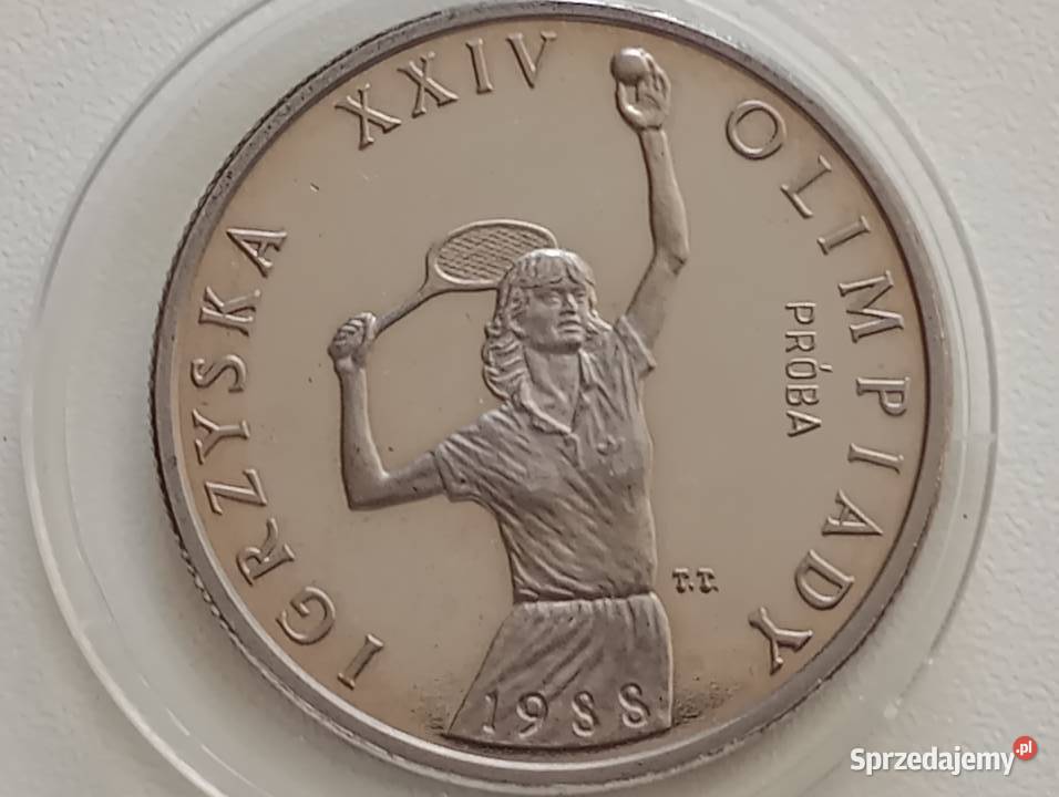 Moneta 200 1987r XXIV Igrzyska olimpijskie Próba