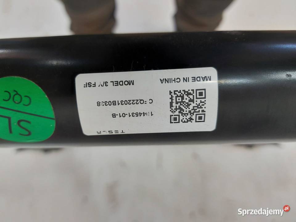 TESLA MODEL Y 2022r WÓZEK BELKA SANKI Motoryzacja