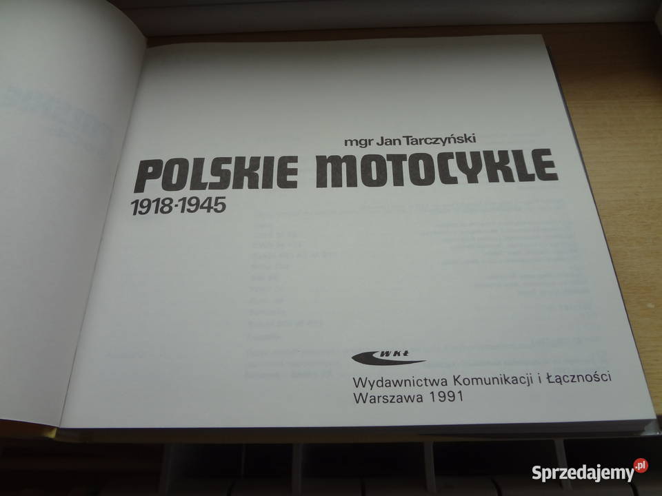 Polskie Motocykle 19181945 WKŁ twarda