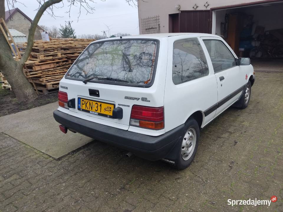 Suzuki Swift mk1 1987 automat zabytek żółte biały