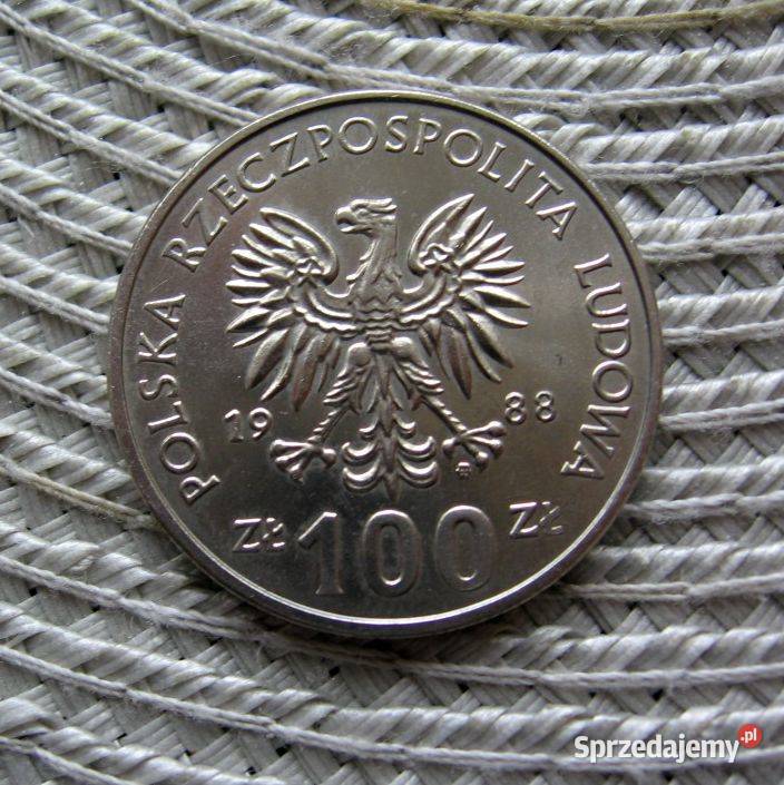 Polska 100 1988r Jadwiga