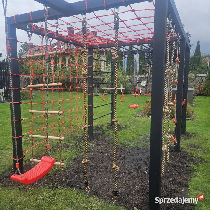 SIŁOWNIA OGRODOWA PLAC ZABAW METALOWY MAŁPI GAJ Nowy Sącz
