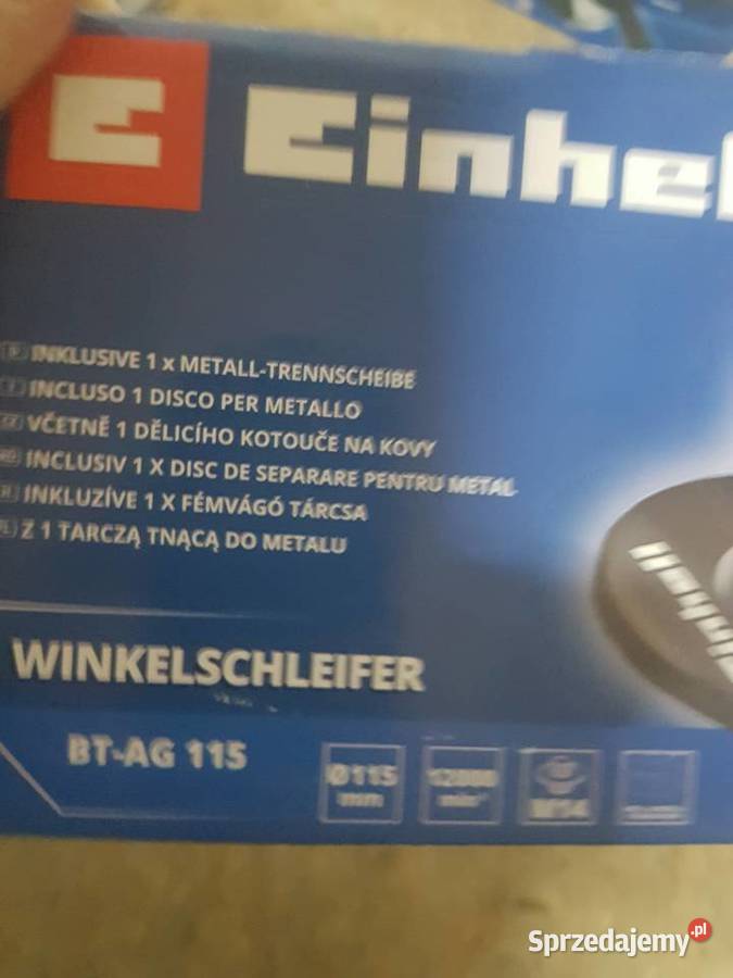 SZLIFIERKA KĄTOWA EINHELL BTAG 115 500 wat