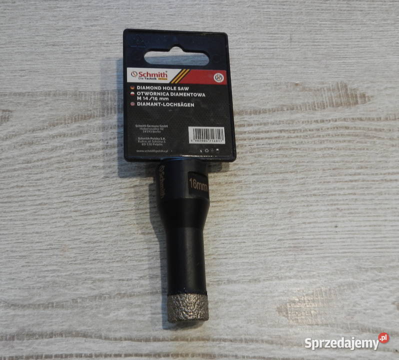 Otwornica diamentowa 16mm Schmith podkarpackie Leżajsk