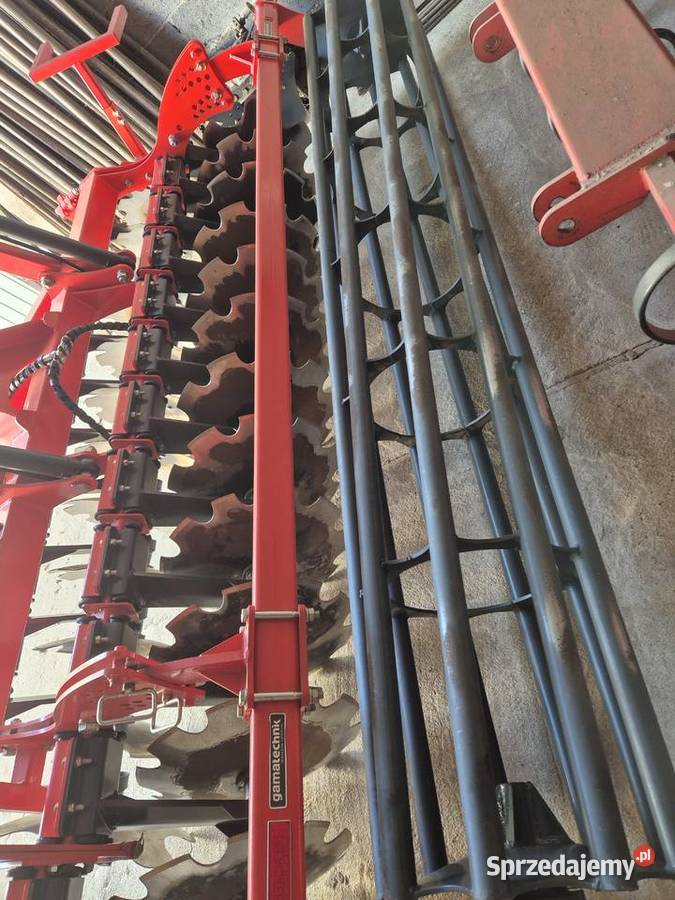 brona talerzowa Gamatechnik 30 m stan idealny Maszyny uprawowe Bogdanów sprzedam