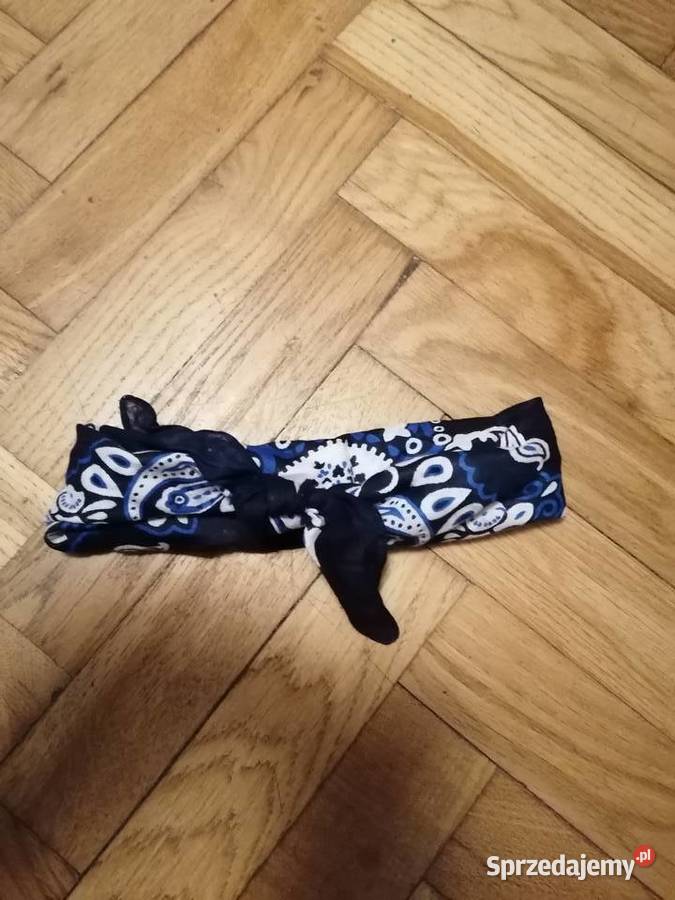 Chusta niebieska na głowę Gdańsk