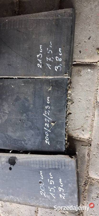 Guma pług do śniegu zbrojona płótnem różne