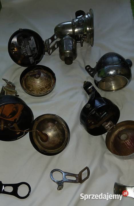 Stare lampy rowerowe dolnośląskie Ząbkowice Śląskie