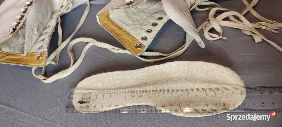 Łyżwy BOTAS figurowe skórzane rozmiar 35 wkładka Jasień sprzedam