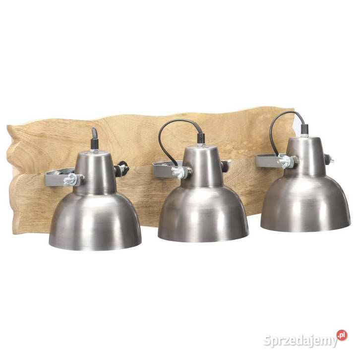 Industrialna lampa ścienna srebrna 68x23 E27 Warszawa sprzedam