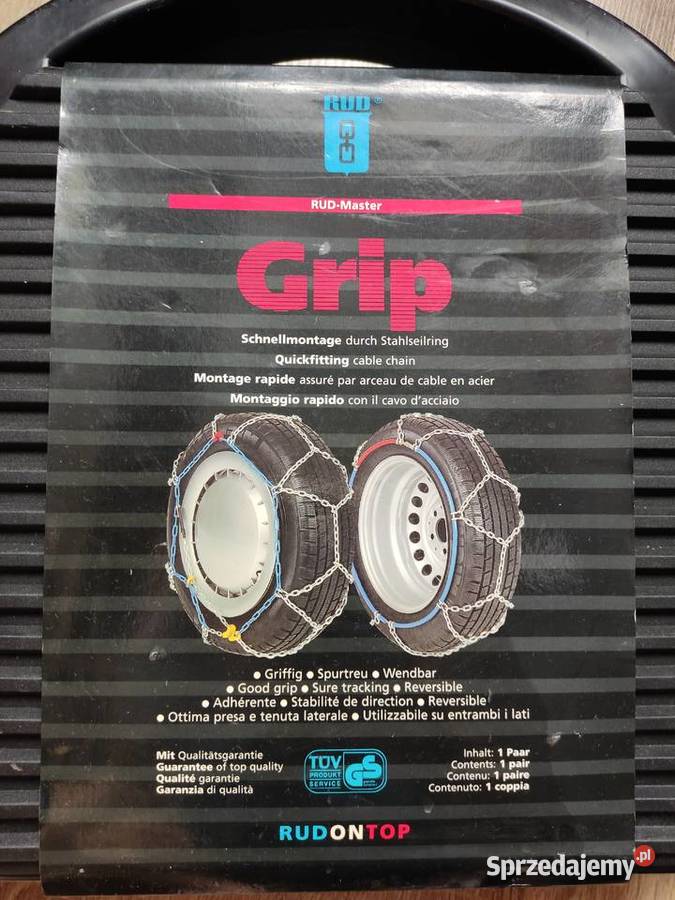 Łańcuchy śniegowe RudMaster Grip fabrycznie nowe Głuchołazy