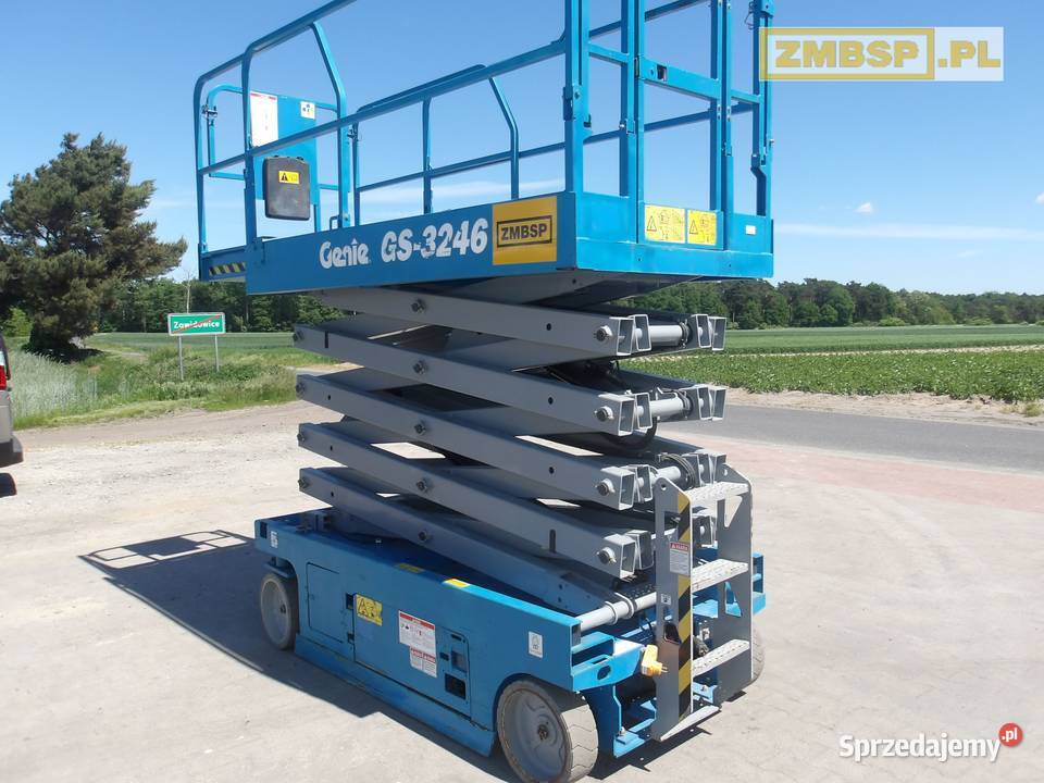 Podnośnik nożycowy zwyżka 12 m Genie GS3246 Pleszew sprzedam