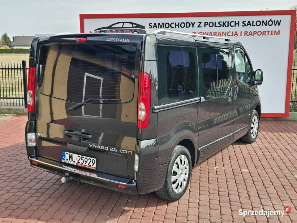 Opel Vivaro WESTFALIA Kamper 25 CDTI 146 Webasto autoalarm Włocławek