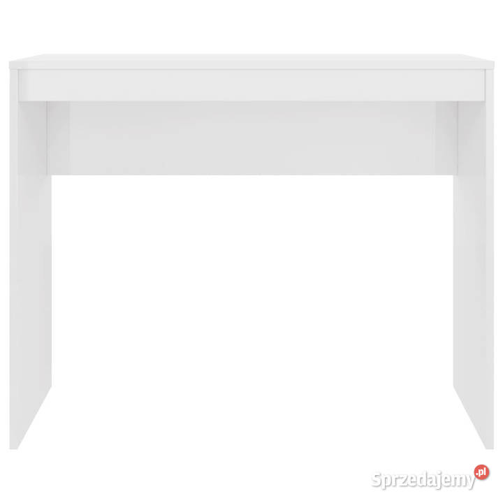 Biurko białe z połyskiem 90x40x72 materiał mazowieckie Warszawa