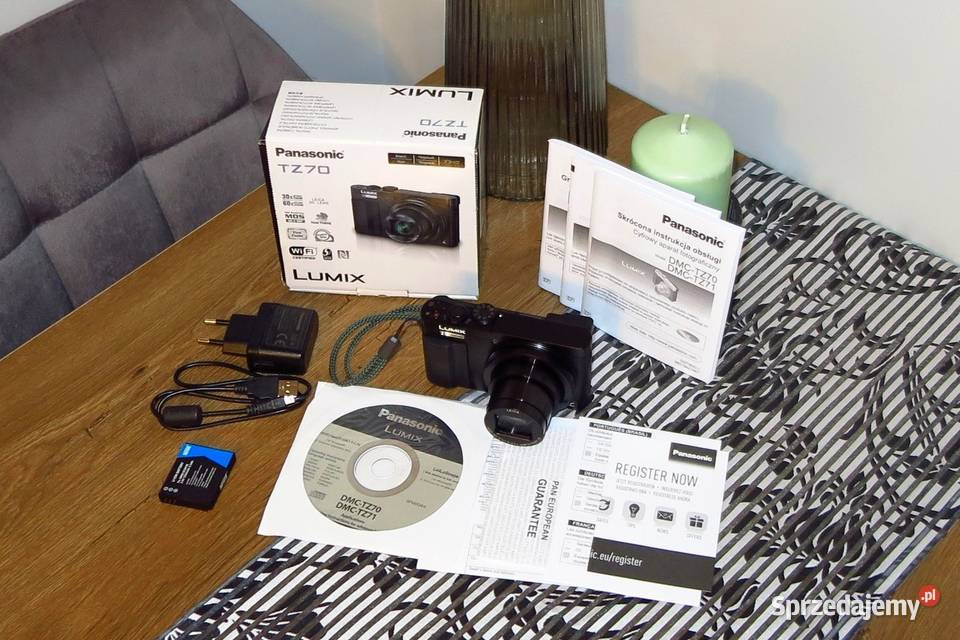 Panasonic Lumix TZ70 30x opt 12 Mpx RAW 3D WiFi łódzkie