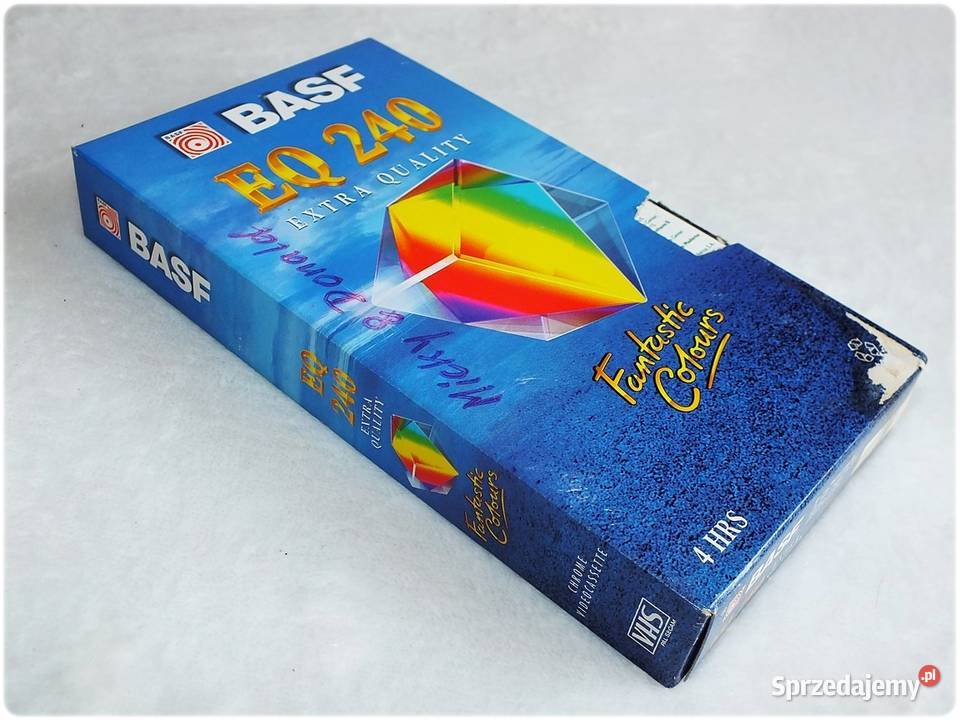 Kaseta VHS BASF Nagrana Z fabrycznymi naklejkami Żary