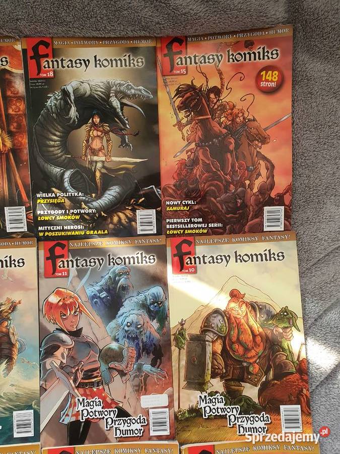 Fantasy Komiks zestaw 15 numerów Polskie Gdynia