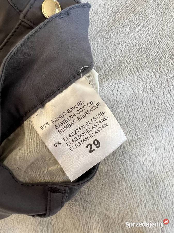 Spodnie rurki szare grafitowe Jasło sprzedam